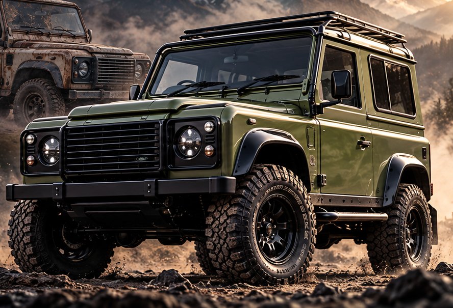 Land Rover Defender i restauruar
