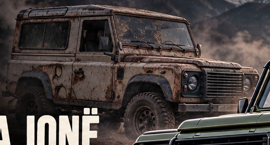 Defender i ndryshkur para restaurimit